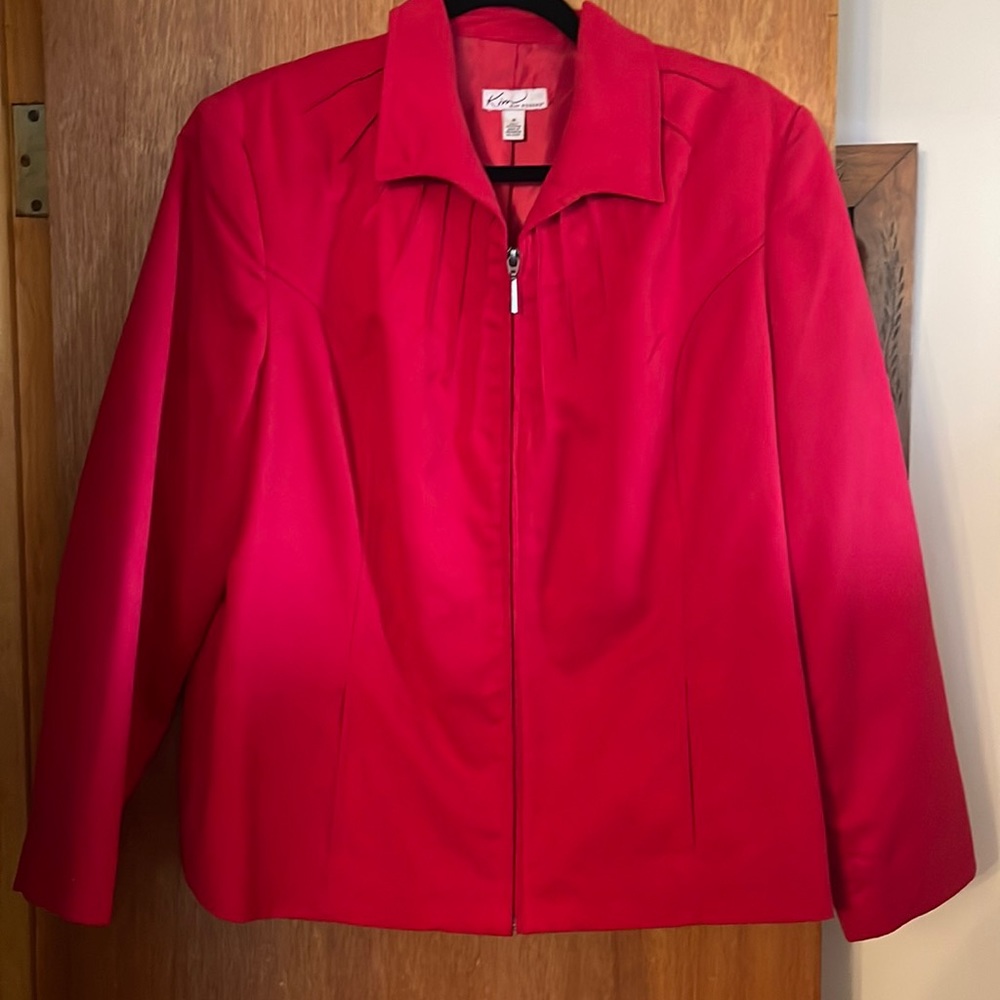 Ruby red jacket